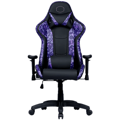 Cooler Master Caliber R1S Gaming Chair | Office & Racing Style | Comfy Ergonomic Reclining High Back Desk Chair | Arms Seat Adjustment | Lumbar Support | PU Leather | Dark Knight