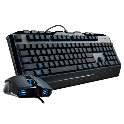 Cooler Master Devastator 3 USB Gaming Keyboard & Mouse Combo, 7 Color Mode LED Backlit, Media Keys, 4 DPI Settings, Black