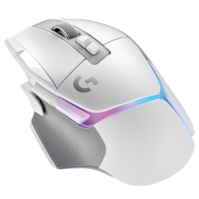 Logitech G502 X Lightspeed Plus Wireless RGB Gaming Mouse - Optical Mouse with LIGHTFORCE Hybrid switches, LIGHTSYNC RGB, Hero 25K Gaming Sensor, Compatible with PC/macOS/Windows - White