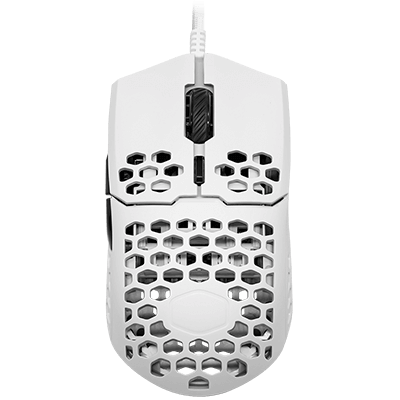 Cooler Master MM710 Gaming Mouse - White | Light Weight 53 Grams | Wired Mouse | 16000 DPI Optical Sensor | Honeycomb Shell Design