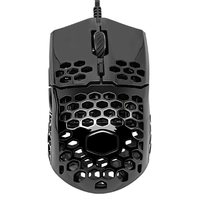 Cooler Master MM710 Gaming Mouse - Black | Light Weight 53 Grams | Wired Mouse | 16000 DPI Optical Sensor | Honeycomb Shell Design