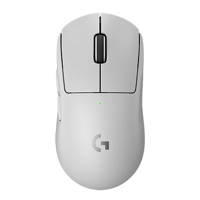 Logitech G PRO X Superlight 2 Lightspeed Wireless Gaming Mouse, Lightweight, LIGHTFORCE Hybrid Switches, Hero 2 Sensor, 32,000 DPI, 5 Programmable Buttons, USB-C Charging, PC & Mac - White