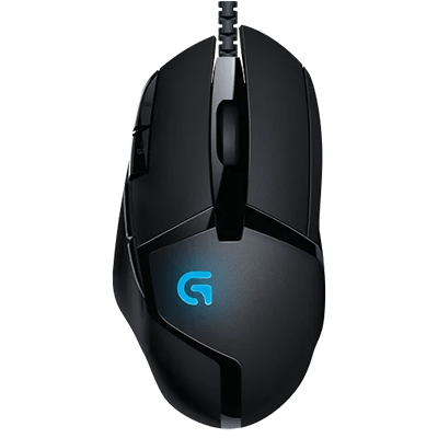 Logitech G402 Hyperion Fury USB Wired Gaming Mouse, 4,000 DPI, Lightweight, 8 Programmable Buttons, Compatible for PC/Mac - Black