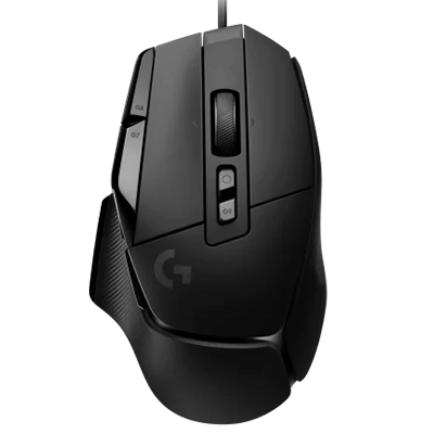 Logitech G502 X Wired Gaming Mouse - LIGHTFORCE Hybrid Optical-Mechanical Primary switches, Hero 25K Gaming Sensor, Compatible with PC/macOS/Windows - Black