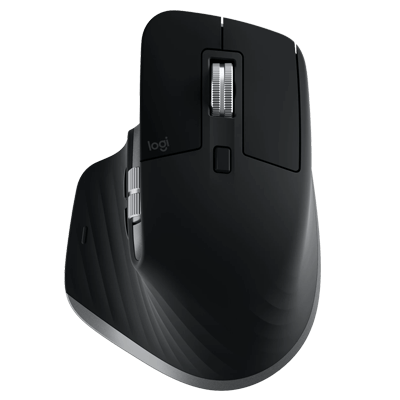 Logitech MX Master 3S for Mac - Wireless Bluetooth Mouse with Ultra-Fast Scrolling, Ergo, 8K DPI, Quiet Clicks, Track on Glass, Customization, USB-C, Apple, iPad - Pale Grey