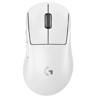 Logitech G PRO X Superlight 2 DEX Lightspeed Wireless Gaming Mouse, 60g Pro-Grade Lightweight Mouse with 5 Programmable Buttons, 44k DPI Sensor, USB-C Charging, for PC/Mac - White